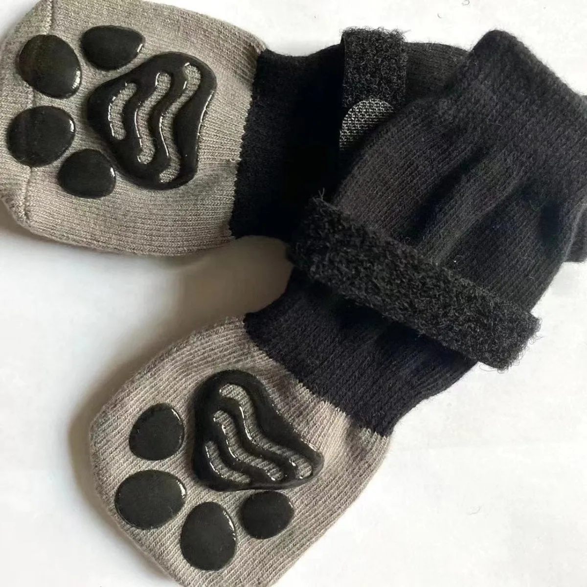 Anti-Skid Black And Gray Socks