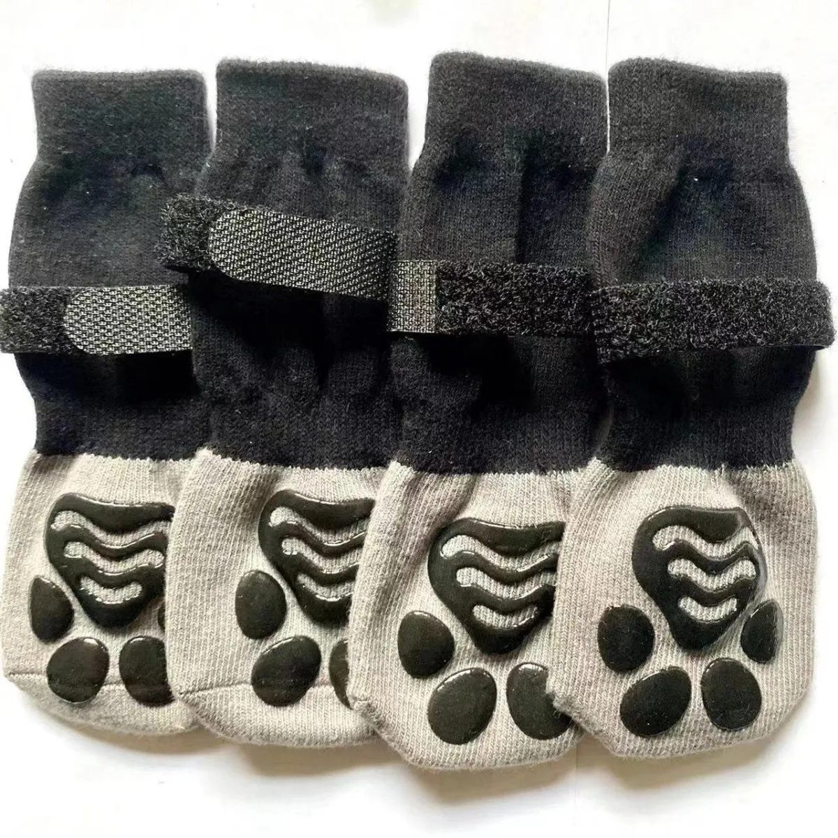 Anti-Skid Black And Gray Socks