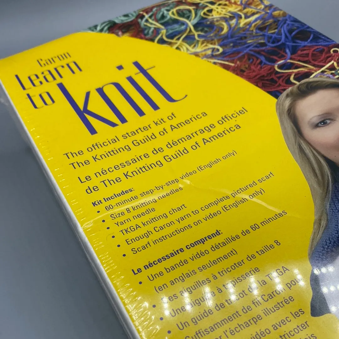 Caron Learn to Knit Kit