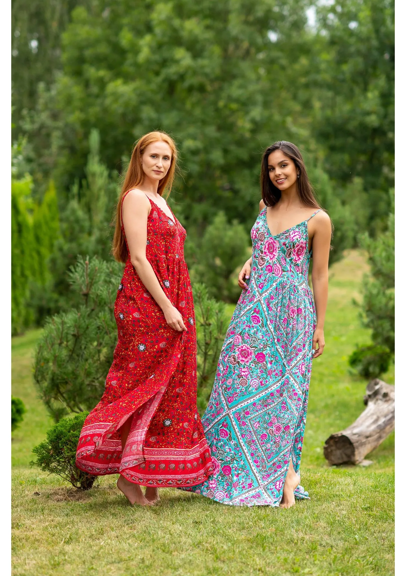 Dahlia Sky Roses Dress