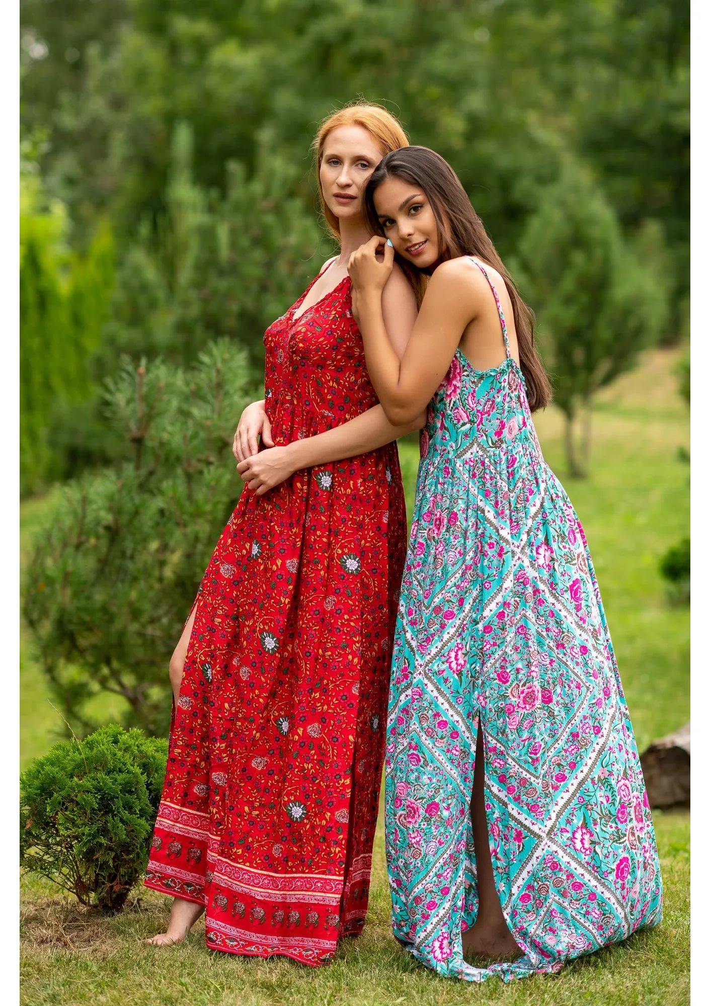 Dahlia Sky Roses Dress