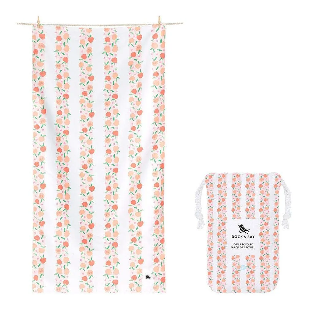 Dock & Bay KIDS Beach Towel | Quick Dry | Peach Party