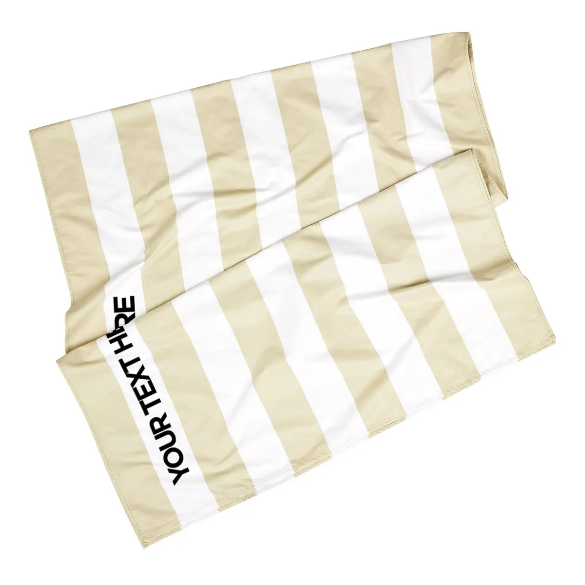 Dock & Bay Quick Dry Towels - Bora Bora Beige - Customized Embroidery Personalized for You