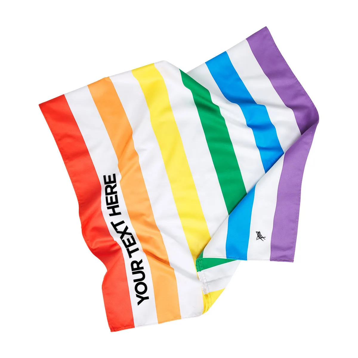 Dock & Bay Quick Dry Towels - Rainbow Skies - Customized Embroidery Personalized for You