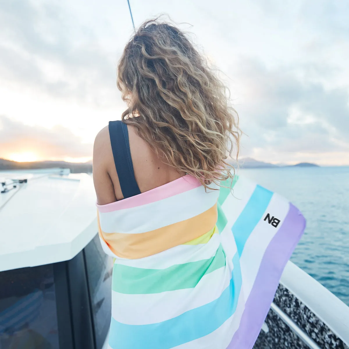 Dock & Bay Quick Dry Towels - Unicorn Waves - Customized Embroidery Personalized for You