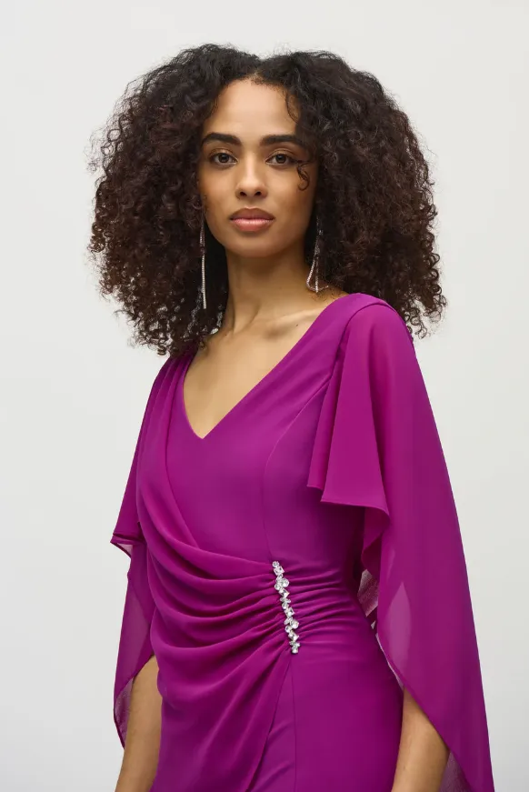 Elegant Cape Dress