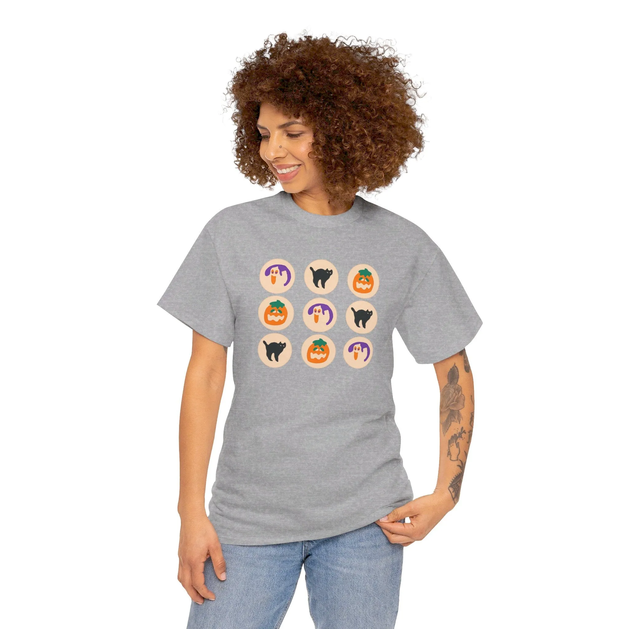 Halloween Cookie Unisex Heavy Cotton Tee
