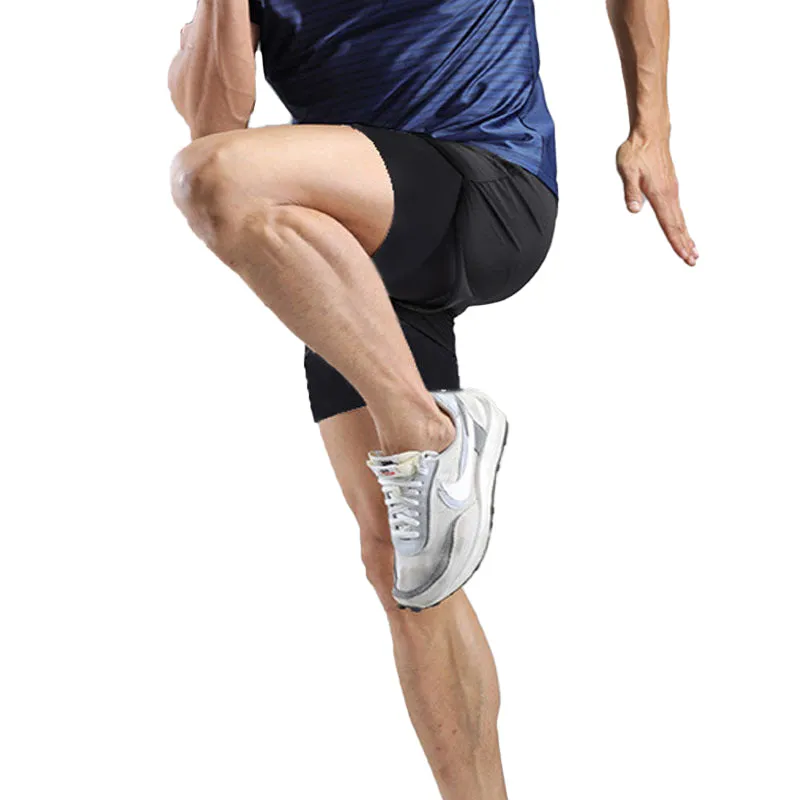 High-Elasticity Quick-Dry Fake-Two-Piece Anti-Exposure Shorts