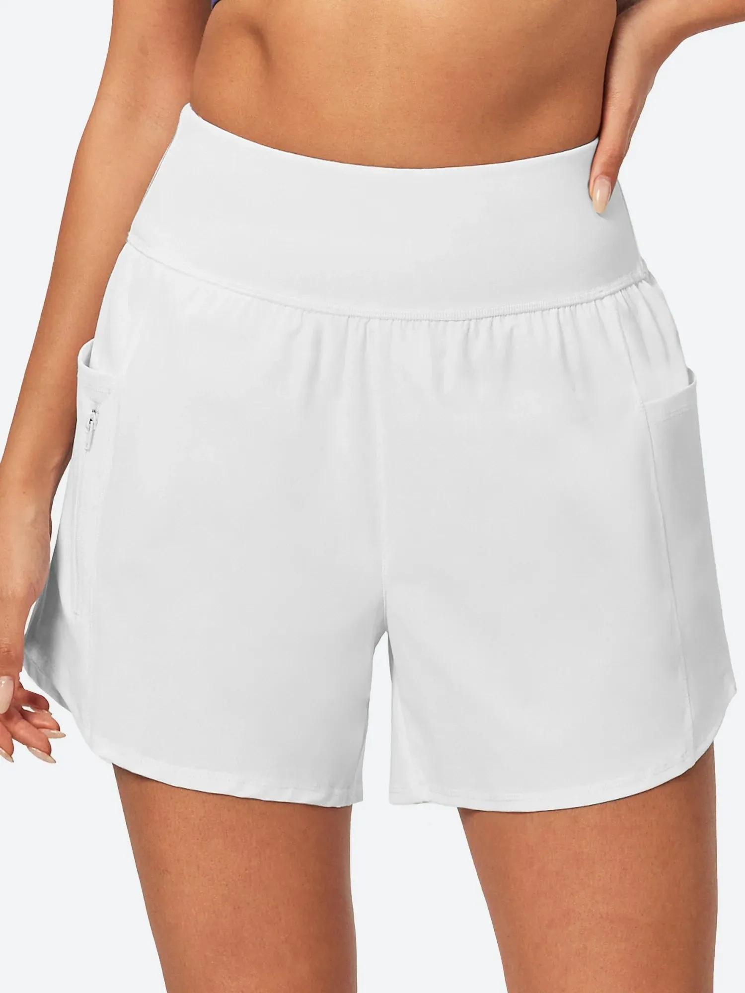 IUGA 5'' High Waisted Quick Dry UPF 50  Swim Board Shorts