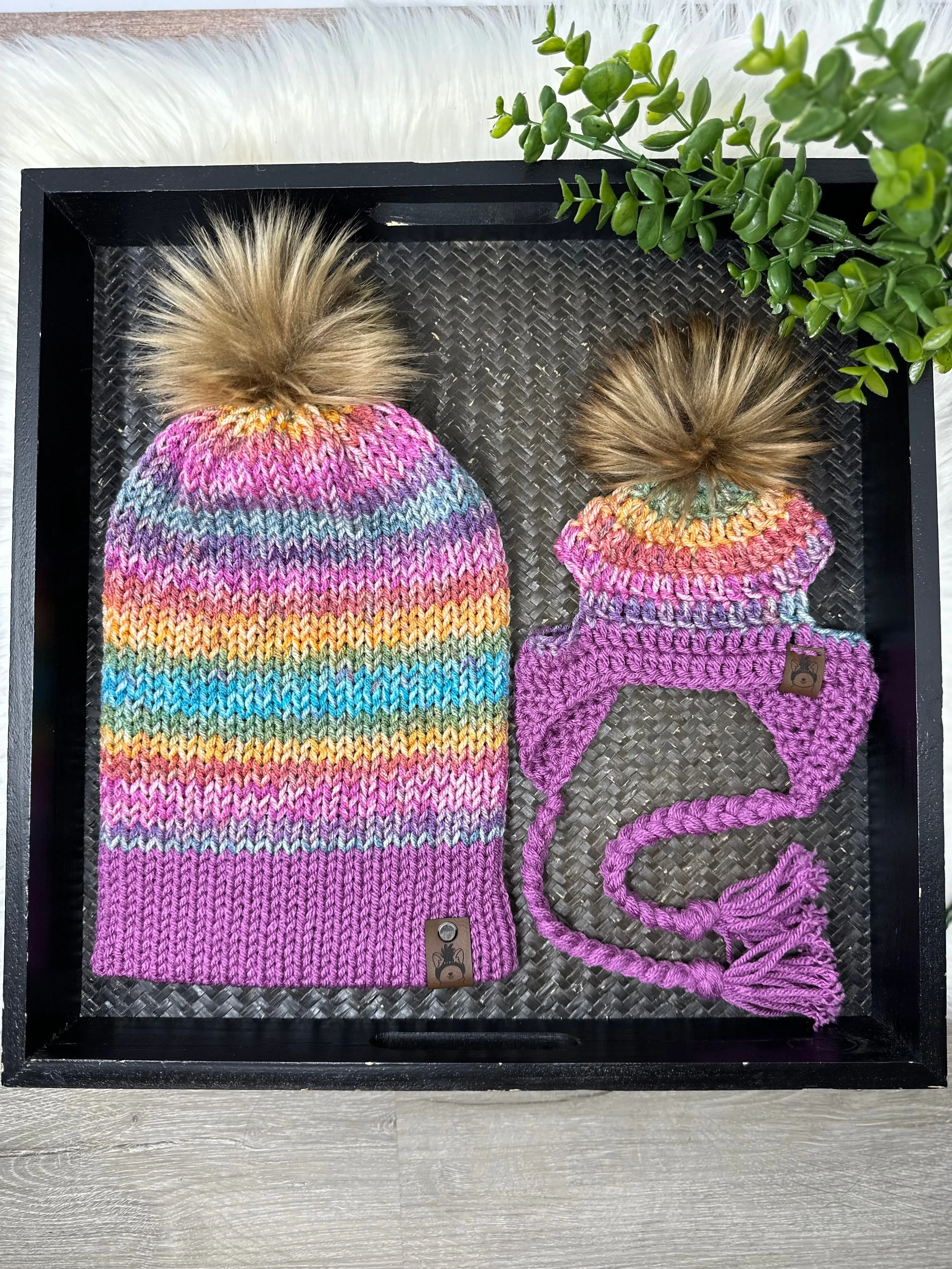 Matching Mommy & Pupper Beanies