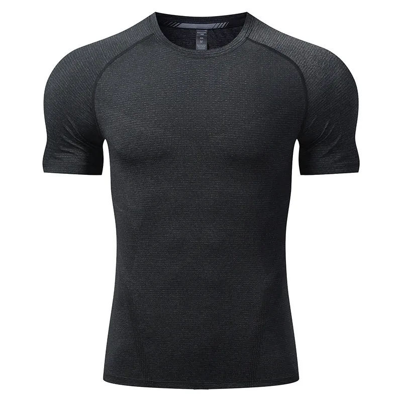 Men's Comfortable Breathable Quick Dry Crew Neck Short Sleeve Top