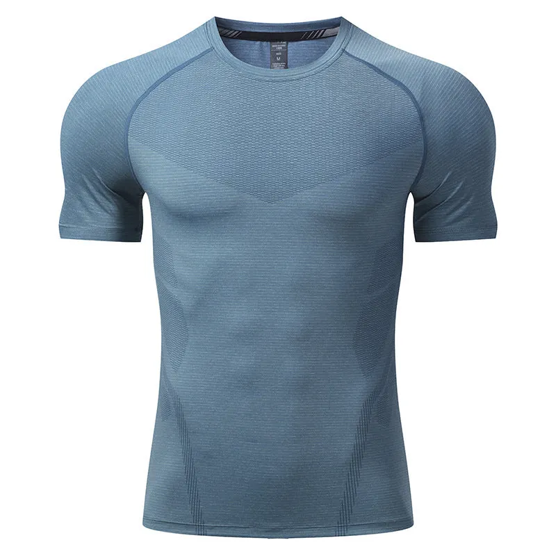 Men's Comfortable Breathable Quick Dry Crew Neck Short Sleeve Top
