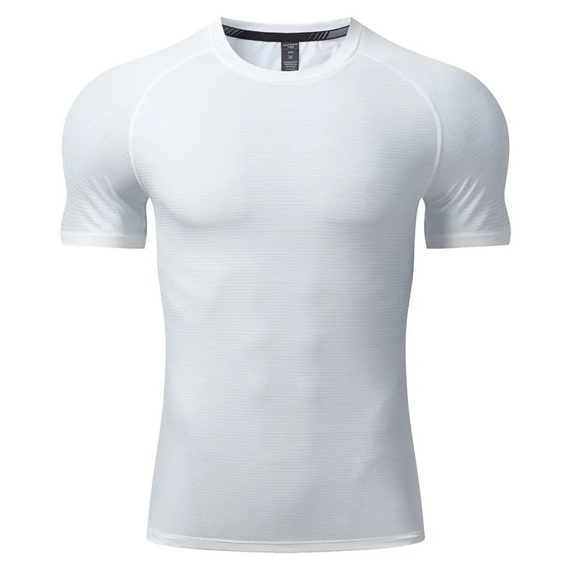 Men's Comfortable Breathable Quick Dry Crew Neck Short Sleeve Top