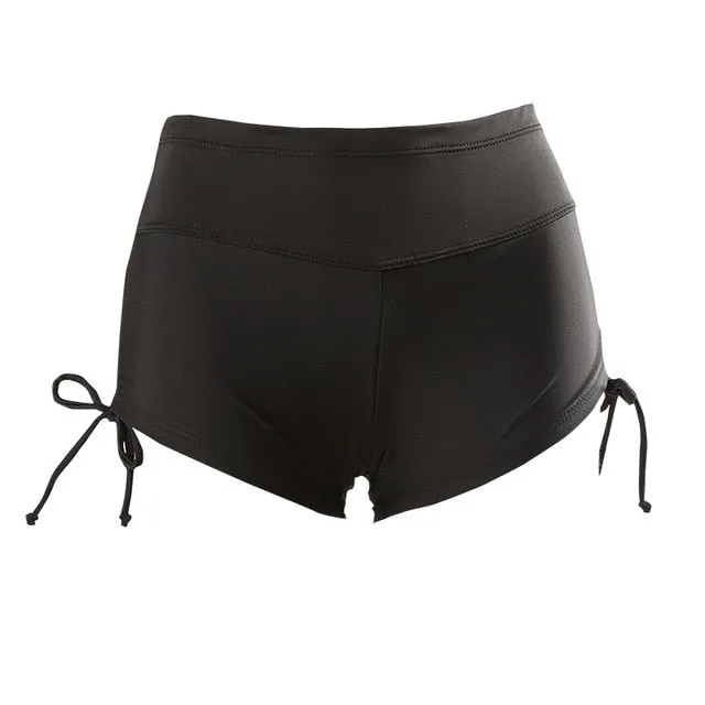 Quick Dry Black Swim Shorts
