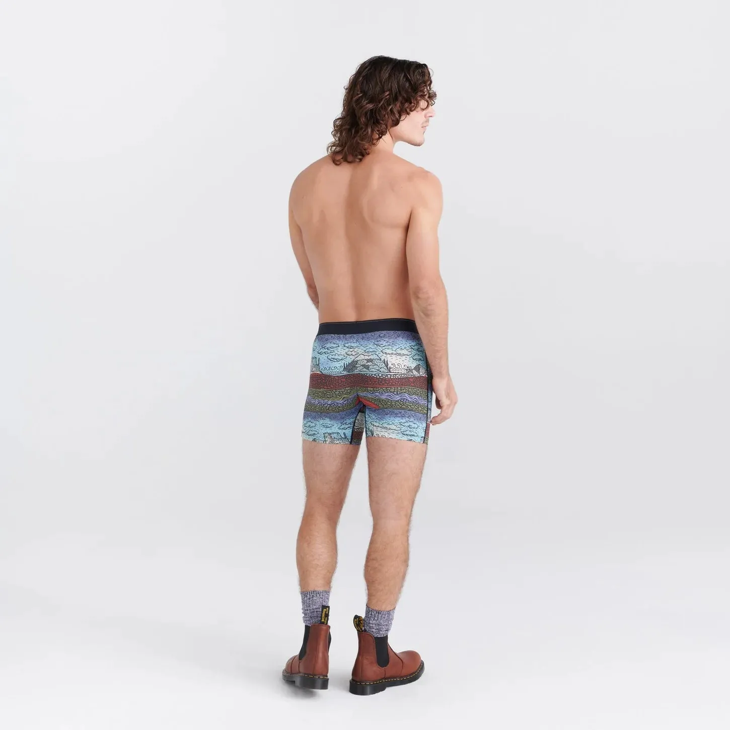 SAXX Quest Quick Dry Mesh Boxer Brief - Elements Multi - SXBB70F ELM
