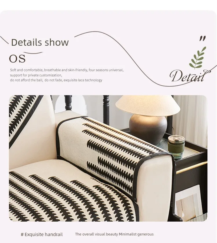 Scandinavian Chenille Non-Slip Sofa Cover