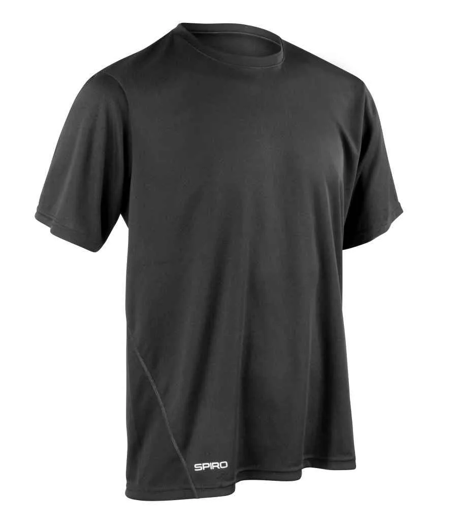 Spiro Quick Dry Performance T-Shirt | Black