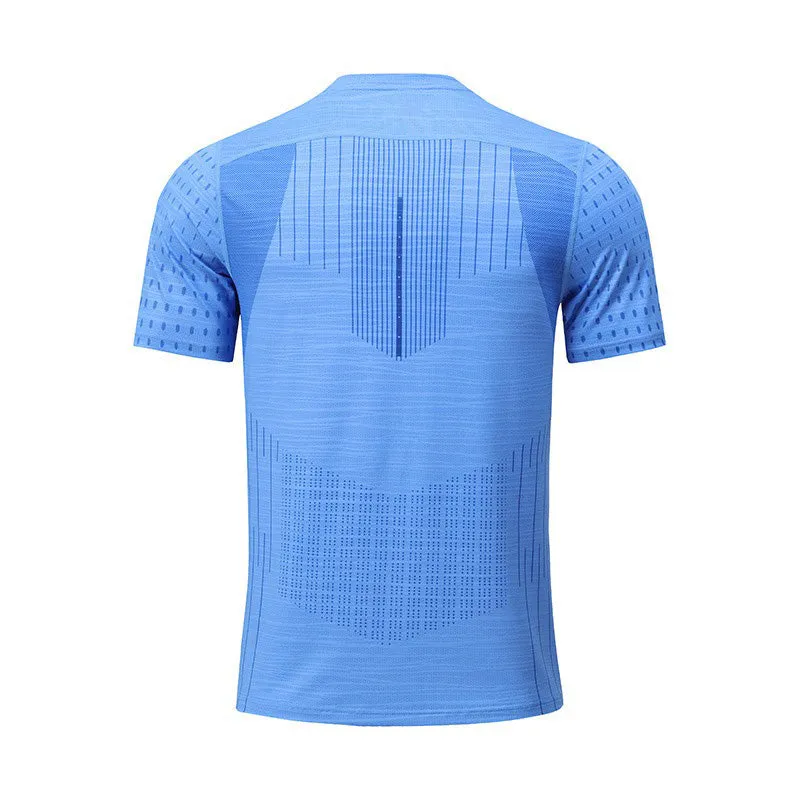 Stylish Ice-Silk Round Neck Lightweight Short-Sleeve T-Shirt