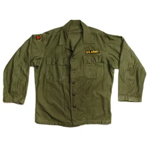 VINTAGE US ARMY UTILITY JACKET 1952 XIII CORPS PATCH SIZE MEDIUM